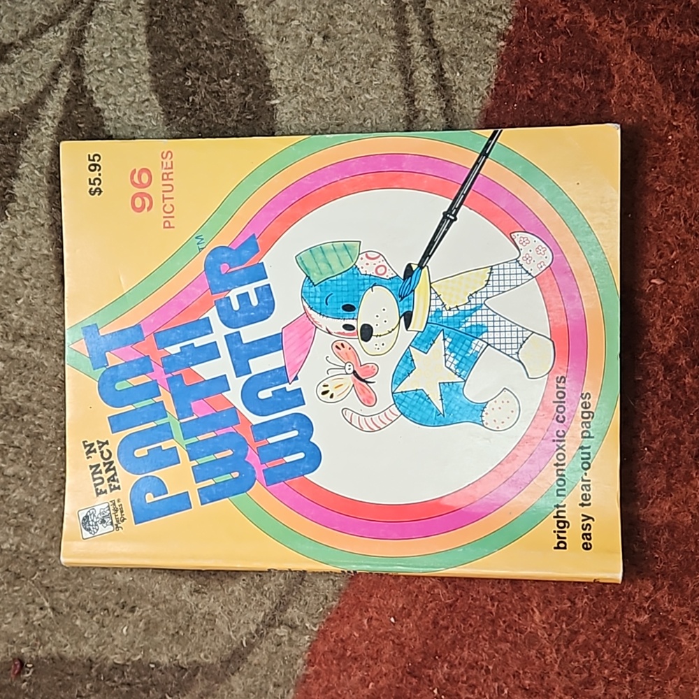 VINTAGE paint with water books for young children. Perfect for a preschool - Picture 7 of 9